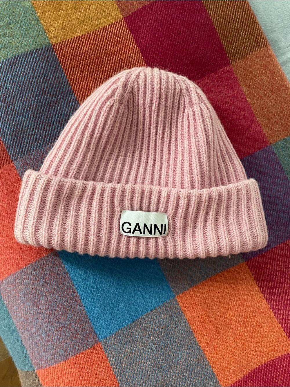 Ganni Pink Like-New Winter Hat